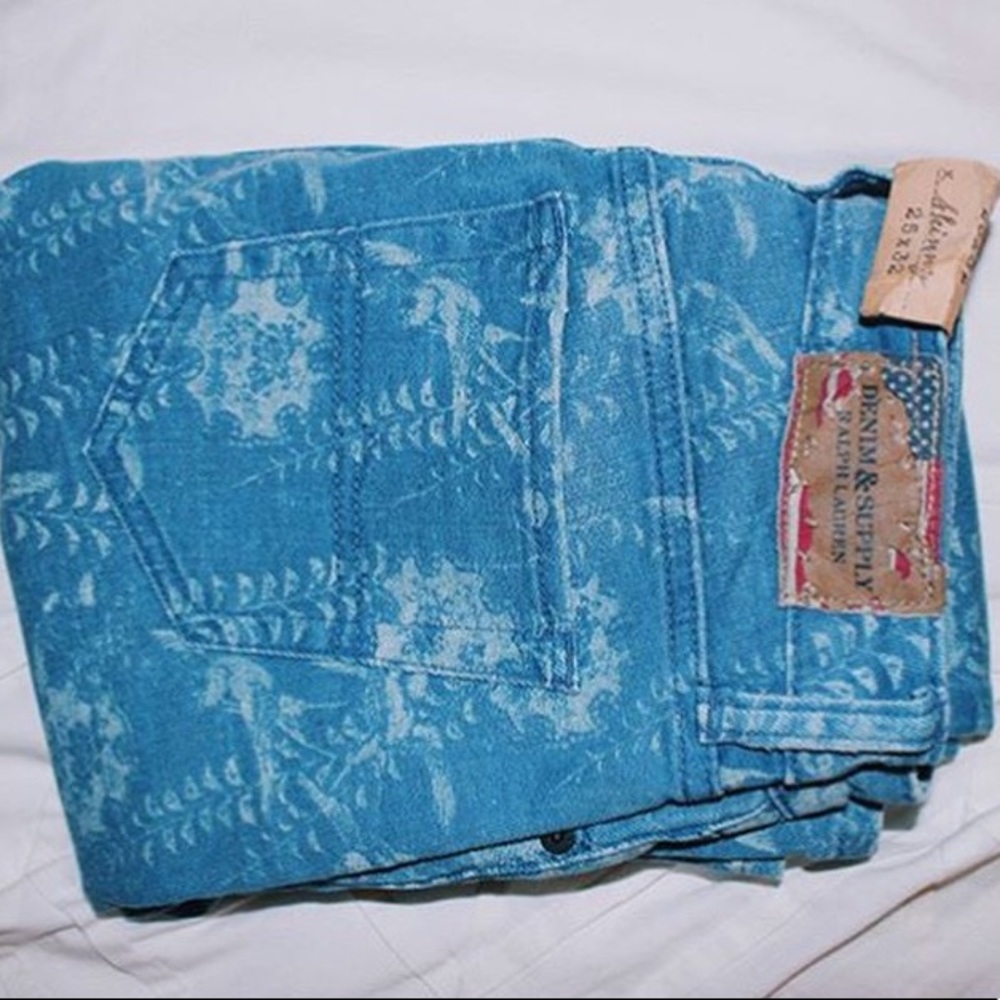 ralph lauren printed jeans